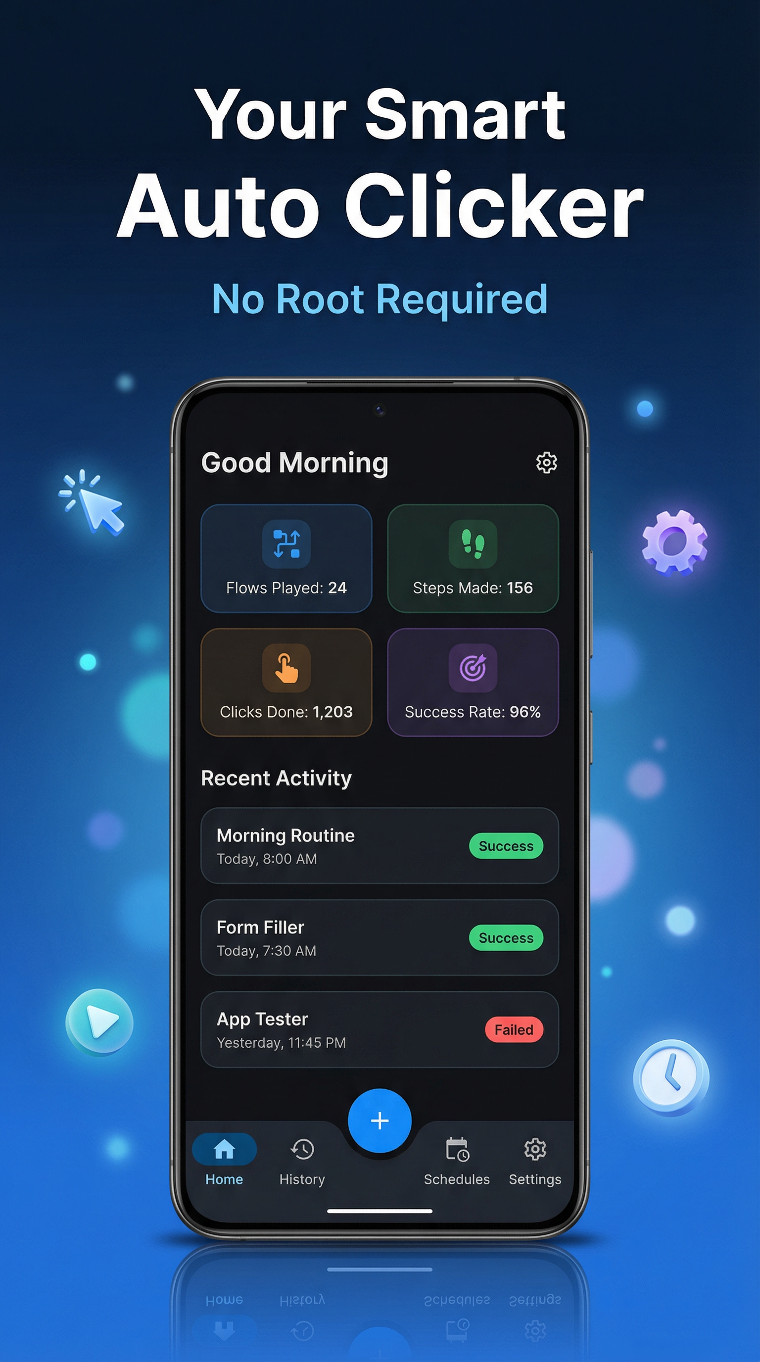 Dashboard with stats